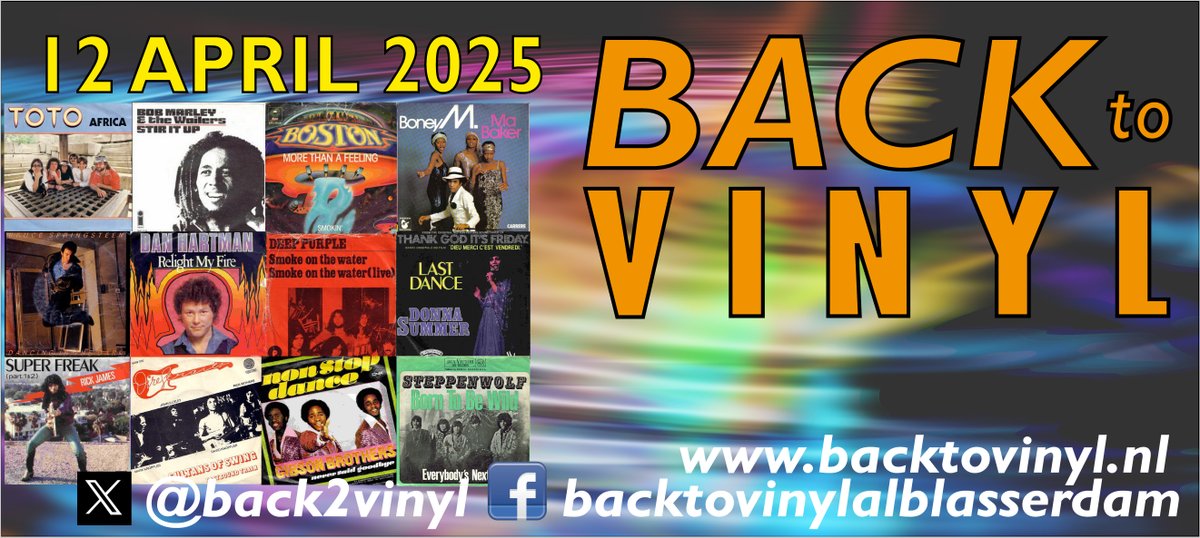 Back2Vinyl's tweet image. Herken je de hoezen?
Het zijn veel gedraaide singles tijdens de altijd weer gezellige Back to Vinyl avonden in @landvast .

We krijgen vragen of er nog kaartjes te koop zijn...
Het antwoord is: JA.

Tickets zijn via deze link te koop: landvast.nl/movies/241/17/…

Tot 12 april!