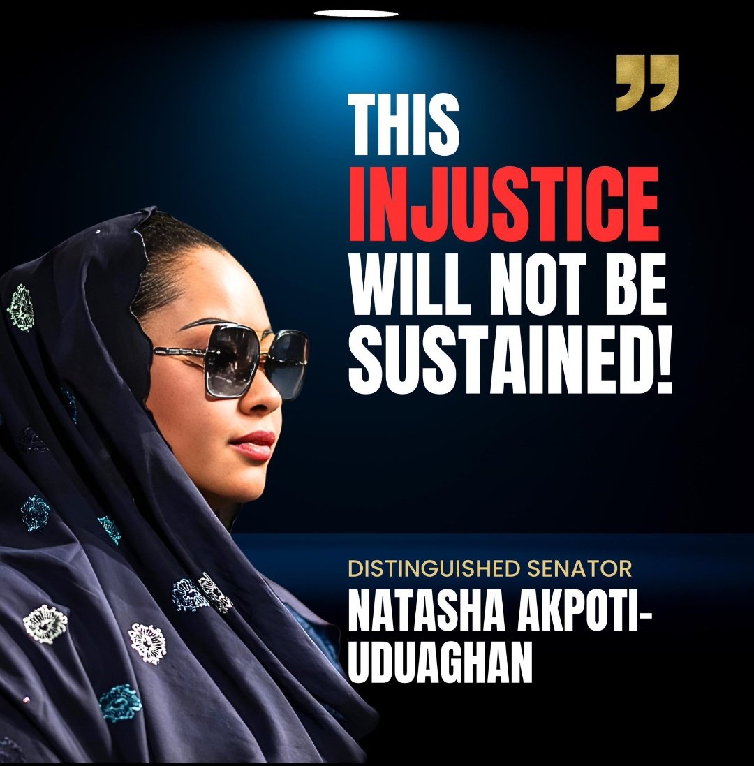 Ike-ume (@ume_nwokedi) on Twitter photo <a href="/AishaYesufu/">Aisha Yesufu</a> <a href="/NatashaAkpoti/">Natasha Akpoti</a> The tiny seed that held its ground and became the mighty oak was Natasha.
The clueless, ruthless, and very corrupt Akpabio and the do-nothing and expensive theater called Senate he leads must be shut down.
Young, courageous, energetic, and intelligent young people are what <a href="/AishaYesufu/">Aisha Yesufu</a> <a href="/NatashaAkpoti/">Natasha Akpoti</a> The tiny seed that held its ground and became the mighty oak was Natasha.
The clueless, ruthless, and very corrupt Akpabio and the do-nothing and expensive theater called Senate he leads must be shut down.
Young, courageous, energetic, and intelligent young people are what