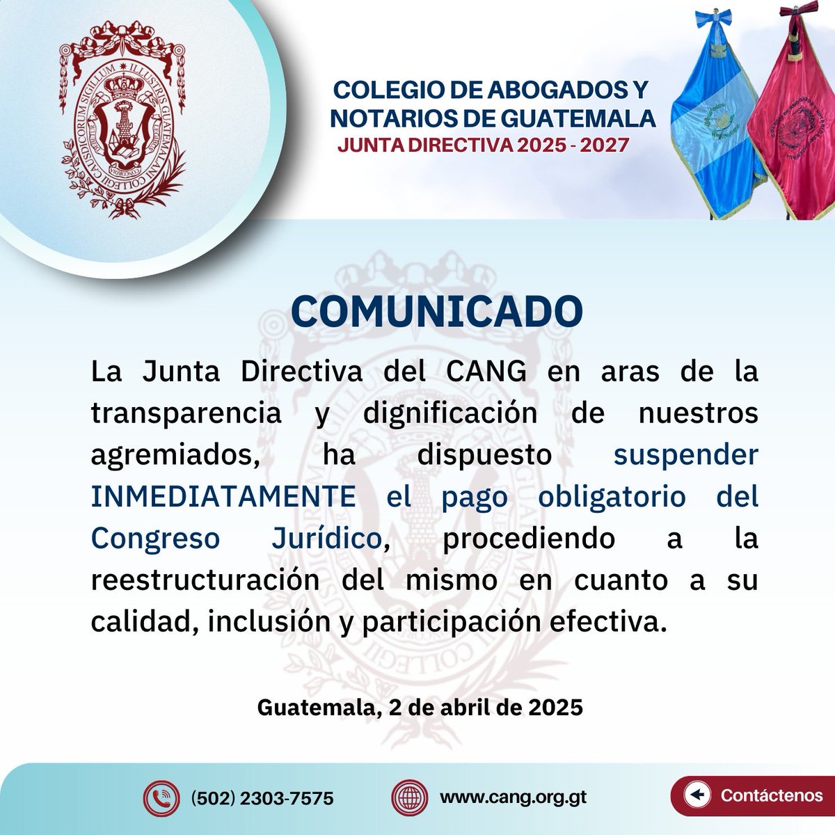 AbogadaPGamez's tweet image. Pago obligatorio suspendido: