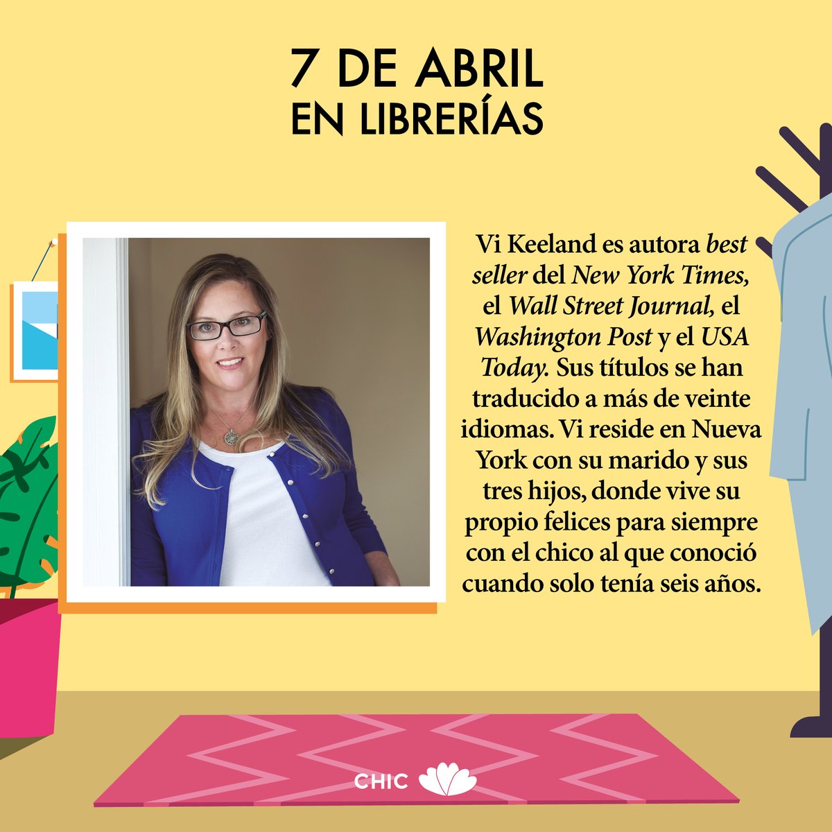 Editorial Chic (@chiceditorial) on Twitter photo ¡Novedad!
El 7 de abril llega a todas las librerías "El chico de la puerta de al lado", de una de nuestras autoras favoritas @vi_keeland 😍
Un friends to lovers con diferencia de edad que os enamorará ❤️
#ChicEditorial <a href="/udllibros/">Udl Libros</a> ¡Novedad!
El 7 de abril llega a todas las librerías "El chico de la puerta de al lado", de una de nuestras autoras favoritas @vi_keeland 😍
Un friends to lovers con diferencia de edad que os enamorará ❤️
#ChicEditorial <a href="/udllibros/">Udl Libros</a>