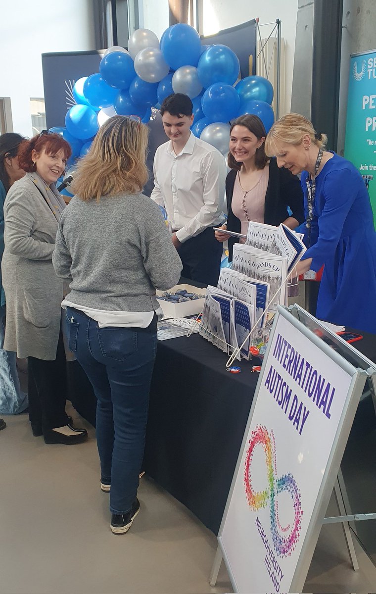 SETU_CWScience's tweet image. Hands Up is here! Launched today by Ned Fleming, Hands Up raises awareness for autistic students in education. This student-led project, started by Evelyn Cooper and supported by the SETU Peer Mentor Programme, highlights the power of inclusion and understanding #AutismAwareness