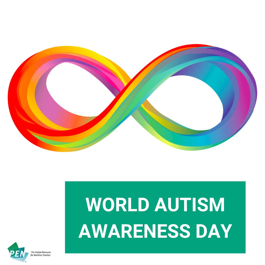 Today is #WorldAutismAwarenessDay. 

Dietitians can help individuals with autism who exhibit restrictive eating behaviours improve their food intake and mealtime behaviours. 

Learn more here: bit.ly/43C94Tm 

#PENnutrition