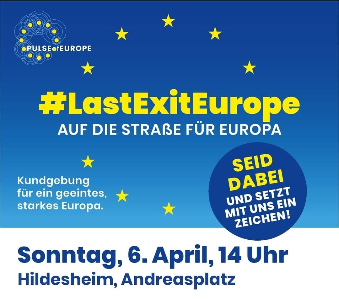 Hutsammler's tweet image. Dafür geht man doch gerne auf die Straße..🙄🤡 #Hildesheim #PulseOfEurope