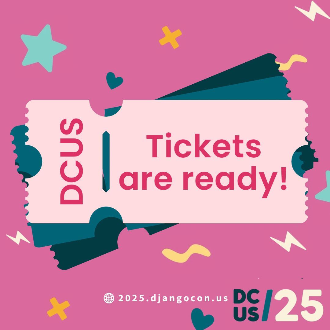 Come join us in Chicago! Follow here to get your tickets!

ti.to/defna/djangoco…