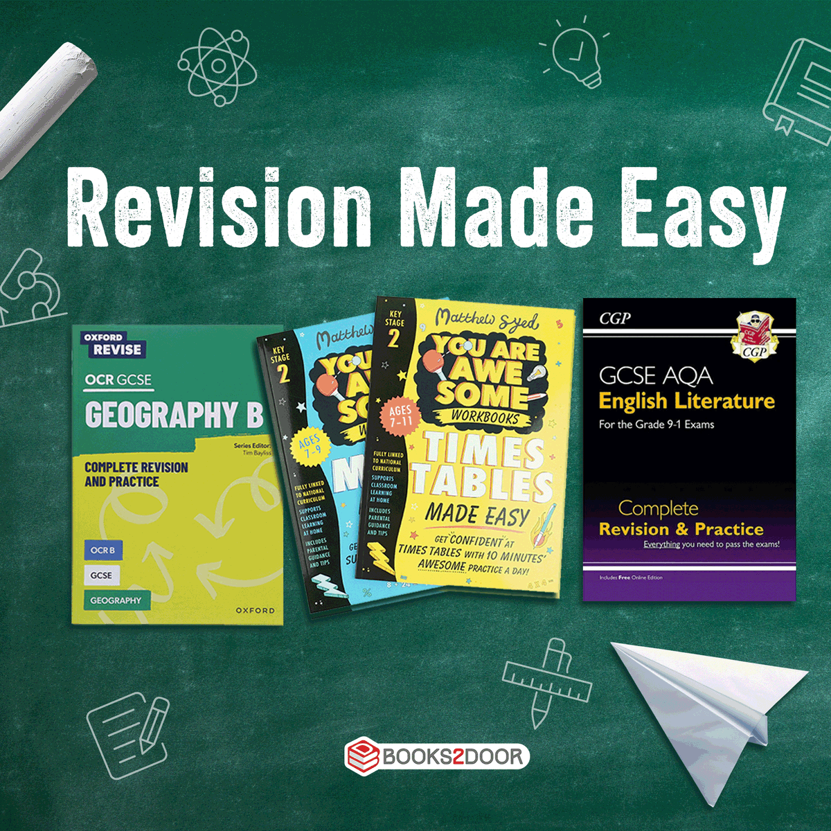 Books2DoorUK's tweet image. Ready to set your child up for success? 🎓 

Whether it’s exam prep or mastering key concepts, our affordable study and revision guides provide the tools they need to excel without breaking the bank! 📚✨💡💪#Studyguides #ExamRevision #ChildrensBooks #Books2Door