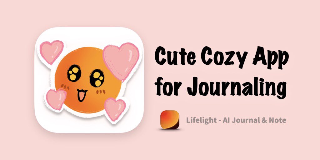 Lifelight_app's tweet photo. Need a cozy space to unwind, reflect, and feel supported? Lifelight is more than a journaling app—it’s your AI-powered emotional buddy.
📝 Easy journaling
🤖 Chat anytime
📊 Mood tracking made cute
Self-care has never felt this warm &amp; beautiful.
#selfcare #Lifelight #journaling https://t.co/vD0zhjxf6m