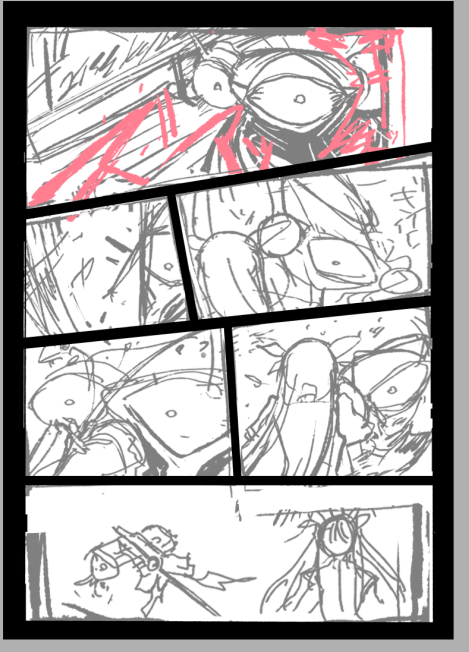 ネームはこのページだけじゃなくで前後のページの関係性、連続性、さらに作品全体の必要要素が求められるからめちゃくちゃ難しい 