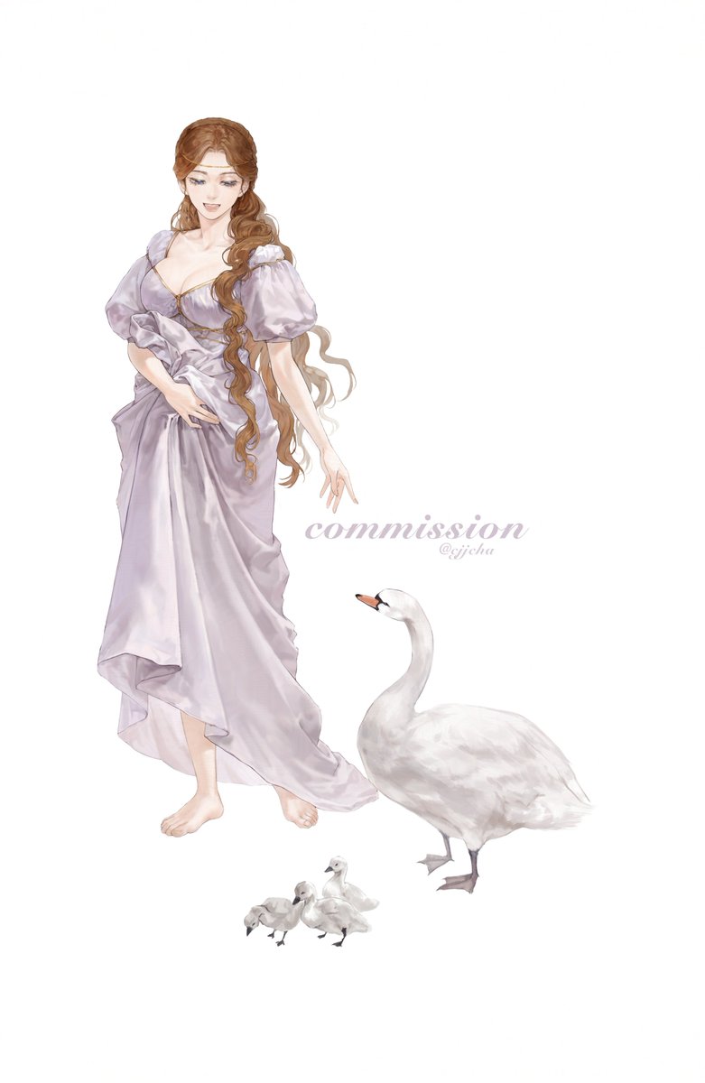cjjcha's tweet image. #commission 🦢
