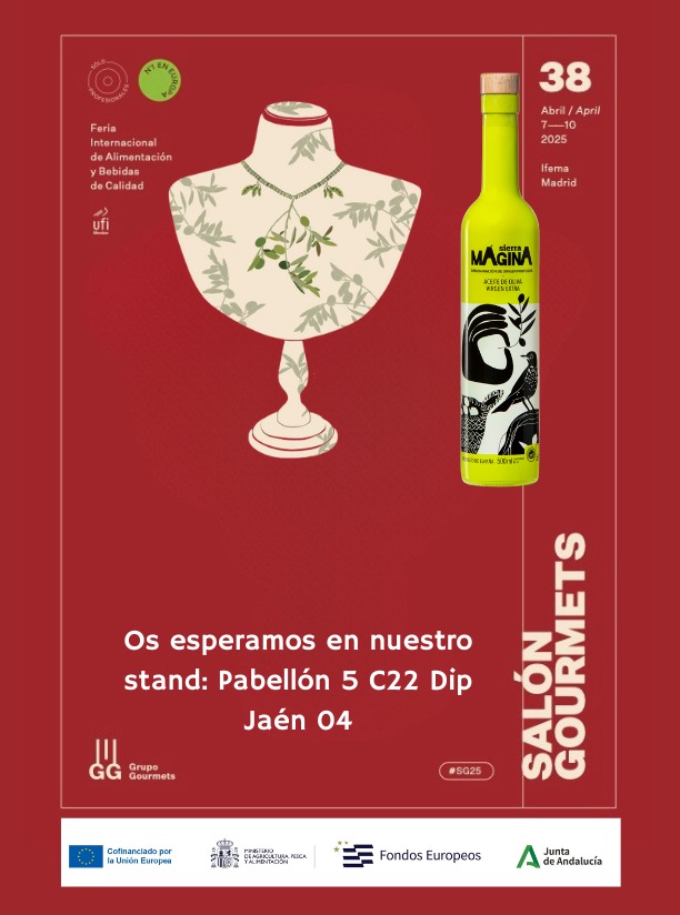 La próxima semana participamos en el Salón Gourmet <a href="/GrupoGourmets/">Grupo Gourmets</a> que se celebra en <a href="/IFEMA/">IFEMA MADRID</a> , la gran cita de la #alimentación de nuestro país para promocionar el #aove de Sierra Mágina.
Con 5⃣ cooperativas coexpositoras y actividades en la zona <a href="/gustodelsurand/">Gusto del Sur</a> 
Os esperamos  😀