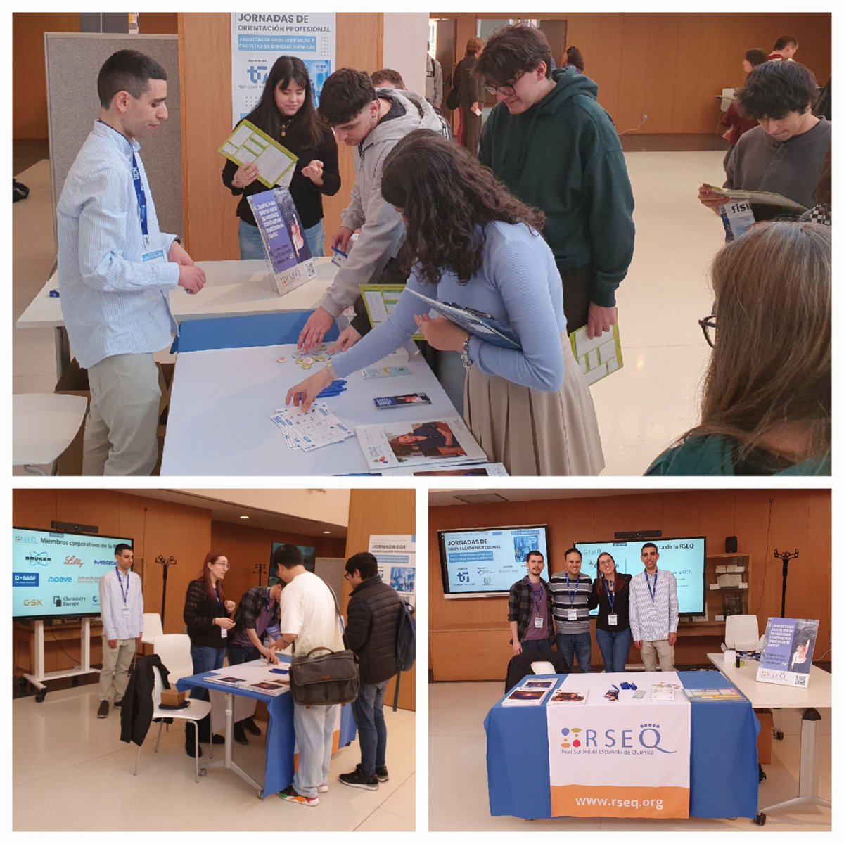 RSEQ-STMadrid (@rseq_stmadrid) on Twitter photo Se están celebrando las Jornadas de Orientación Profesional organizadas por las Facultades <a href="/quimicasUCM/">Facultad de Químicas UCM</a> y <a href="/Fisicas_UCM/">Facultad Físicas UCM</a>. La @rsequimica ha estado presente, y muchos estudiantes se han informado ya sobre nuestra sociedad científica. ¡Os esperamos! Se están celebrando las Jornadas de Orientación Profesional organizadas por las Facultades <a href="/quimicasUCM/">Facultad de Químicas UCM</a> y <a href="/Fisicas_UCM/">Facultad Físicas UCM</a>. La @rsequimica ha estado presente, y muchos estudiantes se han informado ya sobre nuestra sociedad científica. ¡Os esperamos!