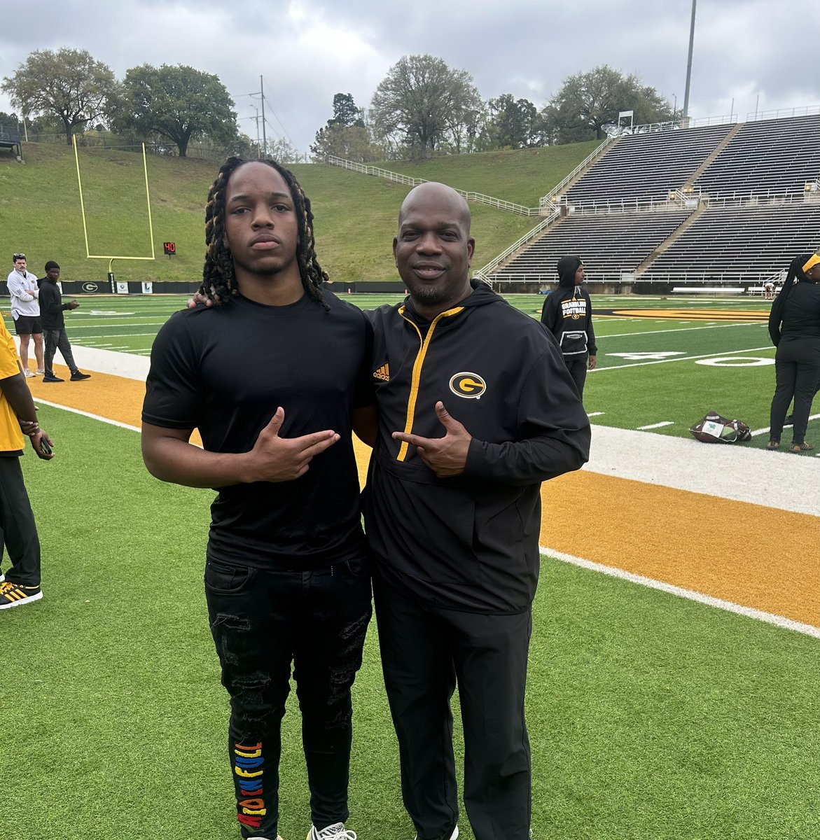 Greg chambers (@greg_chambers2) on Twitter photo Had a wonderful day with <a href="/GSUFootball01/">Grambling State Football 🐯</a> and was also blessed to talk to <a href="/KrisPeters06/">COACH KRIS PETERS</a> <a href="/teamnix3k/">Jo Nixon</a> Had a wonderful day with <a href="/GSUFootball01/">Grambling State Football 🐯</a> and was also blessed to talk to <a href="/KrisPeters06/">COACH KRIS PETERS</a> <a href="/teamnix3k/">Jo Nixon</a>