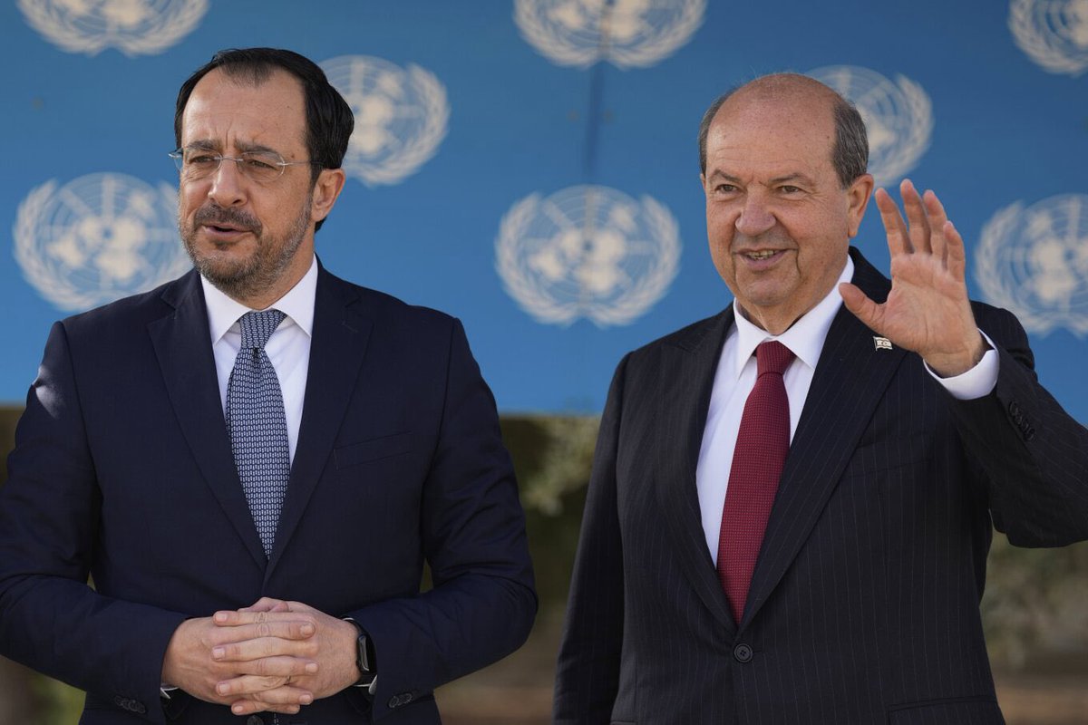 Rival leaders of split Cyprus make inroads to work together but rift remains apnews.com/article/cyprus…