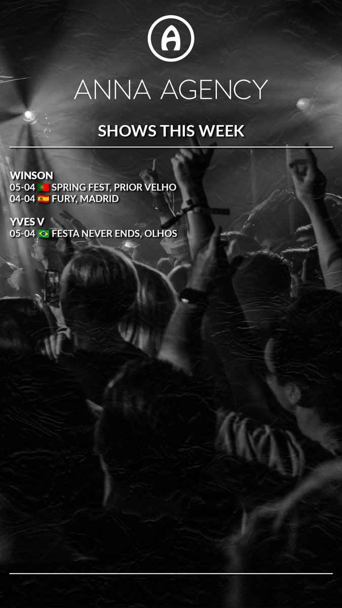 Shows This Week by Anna Agency