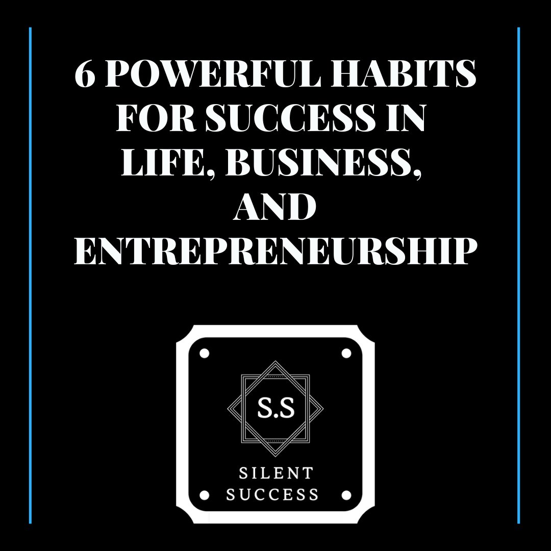 SilentSuccessZA's tweet photo. Success isn’t luck—it’s built on habits. 💡💪 Discover 6 powerful habits (plus a bonus tip!) to level up your life, business, and entrepreneurial journey. 🚀🔥

Read now: https://t.co/DlqxwfoAIh #SuccessHabits #EntrepreneurMindset https://t.co/BZQVyU1eAR