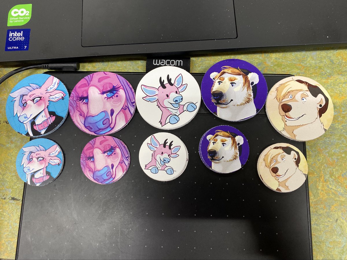 did machine cut stickers for once