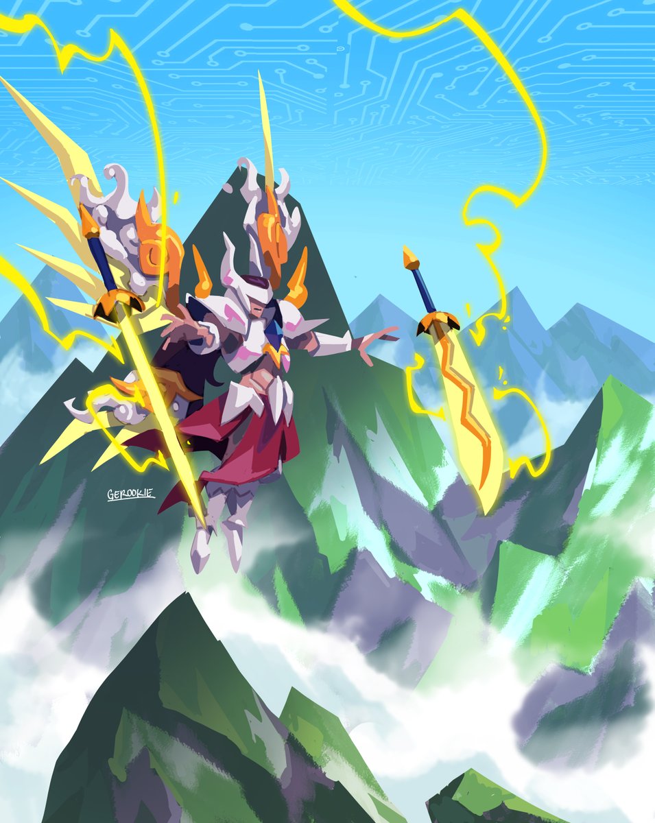 gero_rivera's tweet image. Commisioned client OC
Dranguemon
..
#digimonoc #digimon