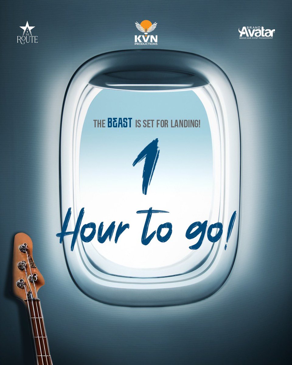 TheRoute (@theroute) on Twitter photo Touchdown in 1 hour! 🔥
Get ready to unleash the excitement 💥
<a href="/KvnProductions/">KVN Productions</a> <a href="/BrandAvatar/">Brand Avatar</a>
<a href="/Jagadishbliss/">Jagadish</a> <a href="/LohithNK01/">Lohith NK</a>
<a href="/Hem_chandran/">Hemachandran</a> Touchdown in 1 hour! 🔥
Get ready to unleash the excitement 💥
<a href="/KvnProductions/">KVN Productions</a> <a href="/BrandAvatar/">Brand Avatar</a>
<a href="/Jagadishbliss/">Jagadish</a> <a href="/LohithNK01/">Lohith NK</a>
<a href="/Hem_chandran/">Hemachandran</a>