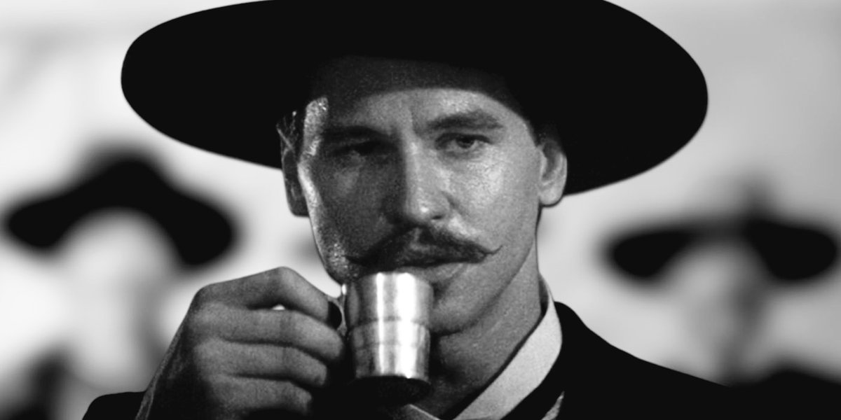....
🎬🕯🕊📿😢

"Y'a aucune vie normale Wyatt, y'a juste la vie &amp; on doit faire avec!"

<a href="/valkilmer/">Val Kilmer</a> (1959-2025), dans la peau de John Henry "Doc" Holliday pour le western "TOMBSTONE",en 1993, de George Pan Cosmatos.