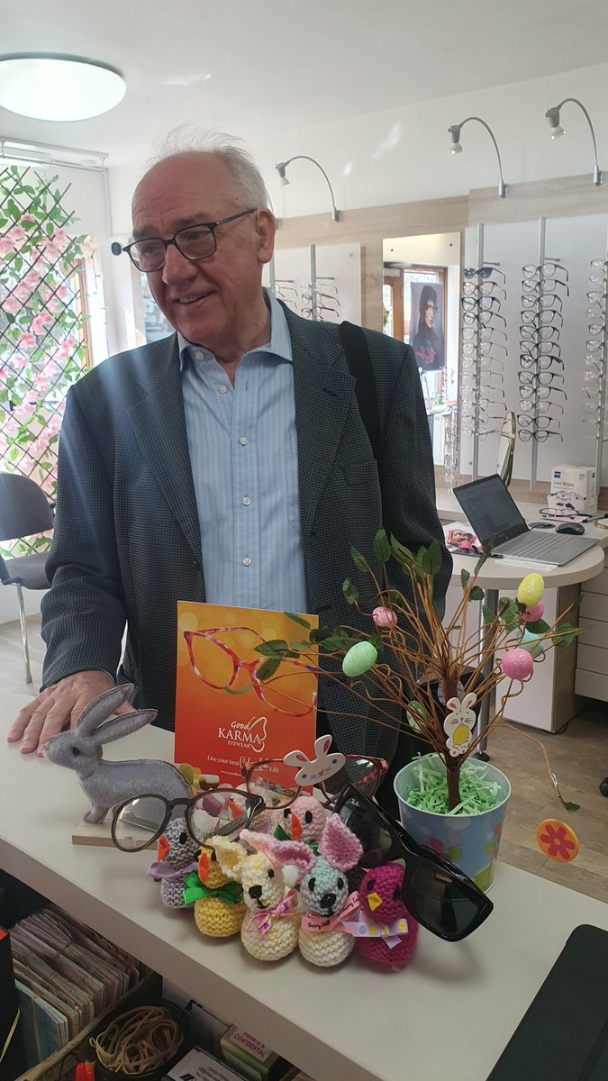 Last week, Mr. Christopher took the time to have his sight test, ensuring his health is in check. In addition, he helped us with an important specs collection for our patients going for Easter Holiday. Thank you, Mr. Christopher, for your continuous dedication and care!