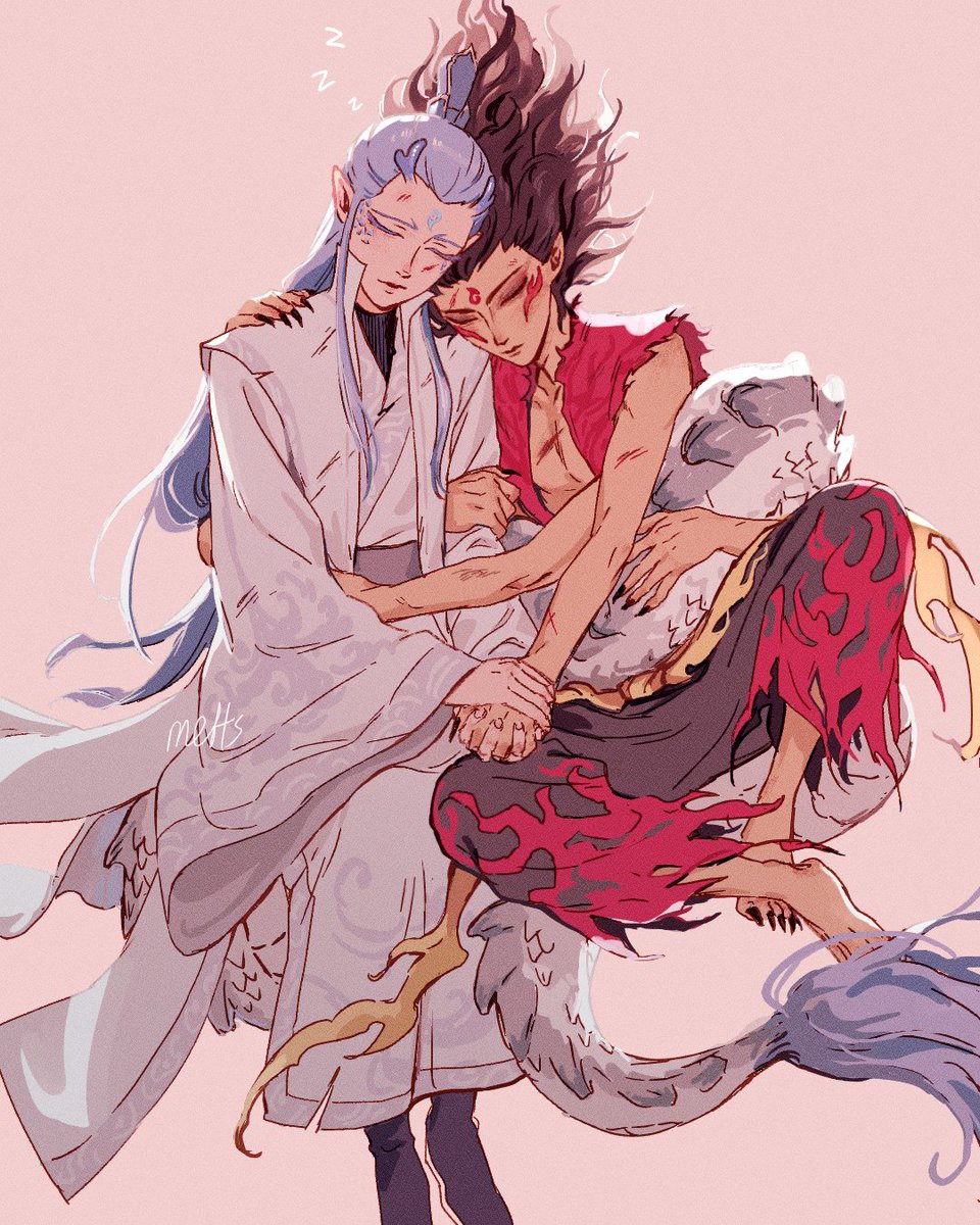 post battle cuddle huddle nap #NeZha2