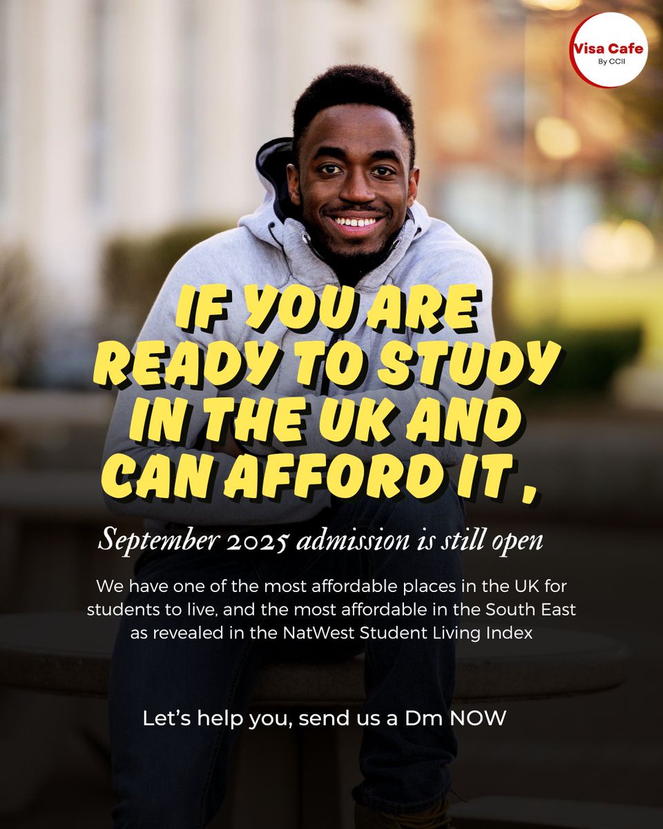 canadachoice1's tweet photo. If studying in the UK is your goal, admission for 2025 September is still open.

Send us a Dm now, let us help you through the process.
.
.
.
#visacafeccii #canadatravels #visaconsultants #canadachoiceimmigrationinc #visaapproval #startnow #starttoday #explorepage✨ #visaprofessionals #visaapplicationassistance