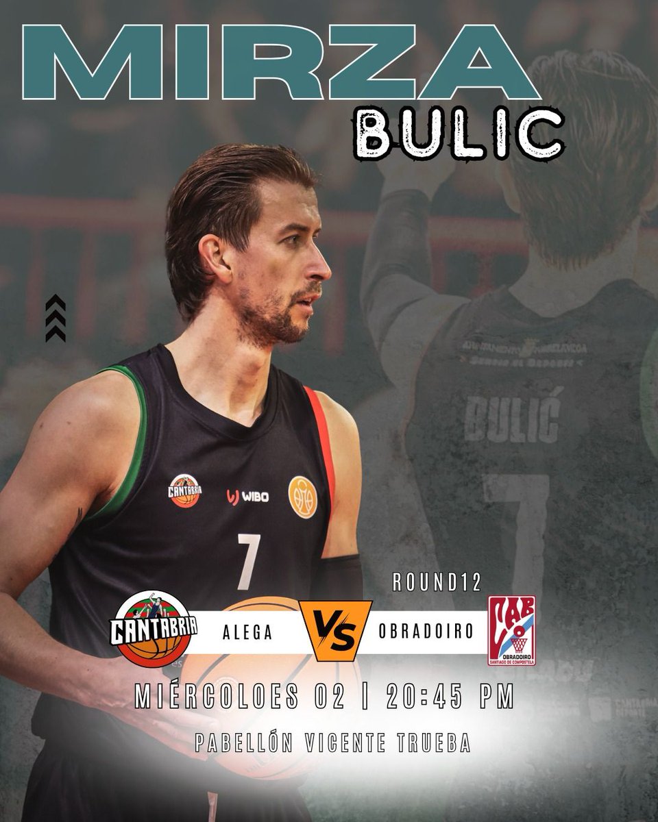 Vamos equipo, a luchar por la victoria❤️💚

🏀 <a href="/obradoiro/">Obradoiro web 2.0</a>.cab
🏟️ Pabellón Vicente Trueba
⏰ Miércoles 2 de abril a las 20.45h

¡Vamos @grupoalegacantabria !

#baloncestodeprimera #round12