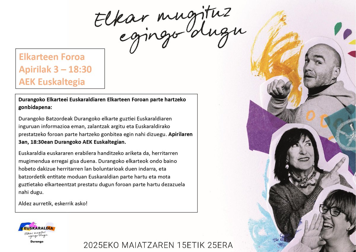 Euskaraldia Durango tweet media