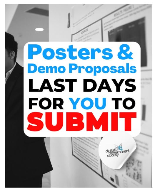 📢 Dg.o 2025 Final Call for Posters &amp; Demo Proposals!
Today is the final day to submit your Posters and Demo Proposals for dg.o 2025! 📩 Submit your proposal before midnight tonight!🔗 ​​dgsociety.org/dgo-2025/call-…
#DGO2025 #DigitalGovernment #CallForPosters #CallForDemos #Innovation
