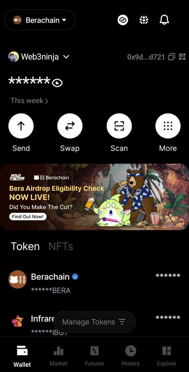 Convininja's tweet photo. @HoldstationW 0x9dD573b7d756d01FaA40Fa2367c0014179d8D721 https://t.co/XL5kANU1lh