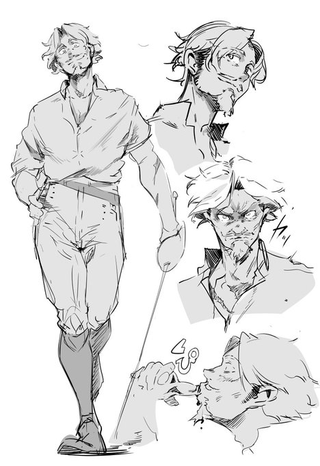 ラクガキ
飄々としたオジサンは大抵強い説 