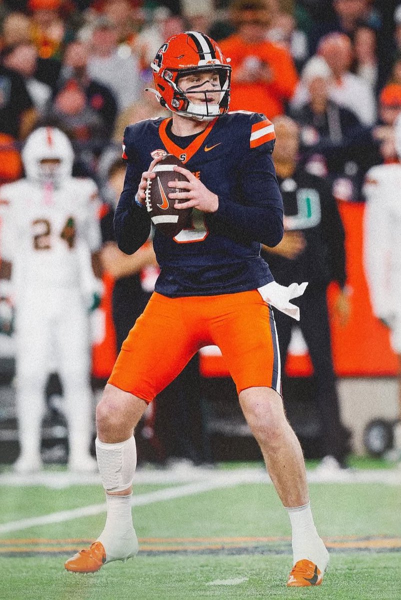 HG1 | Excited to visit Syracuse this weekend. Look forward to getting on campus and learning more about the program and culture! 🎯🍊 <a href="/CuseFootball/">Syracuse Football</a> <a href="/FranBrownCuse/">Fran Brown</a> <a href="/CoachNunz/">Nunzio Campanile</a> <a href="/allpraisesdue7/">Stack Williams</a> <a href="/AlexKellyCuse/">Alex Kelly</a> <a href="/Coach_2CAP/">Tommy Caporale</a> <a href="/Coach_Cadet/">Carl Cadet</a> #KeepWorking 🙏