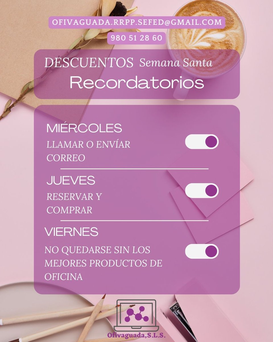 "🌟 ¡No dejes pasar la oportunidad! 🌟 La campaña de Semana Santa sigue viva y aún estás a tiempo de aprovecharla. 
💥 ¡Hazlo ahora antes de que se acabe! ⏳ ¡No te quedes fuera!
 #sefed #ÚltimosDías #CampañaSemanaSanta #ofivaguada #empresasimulada #todofp