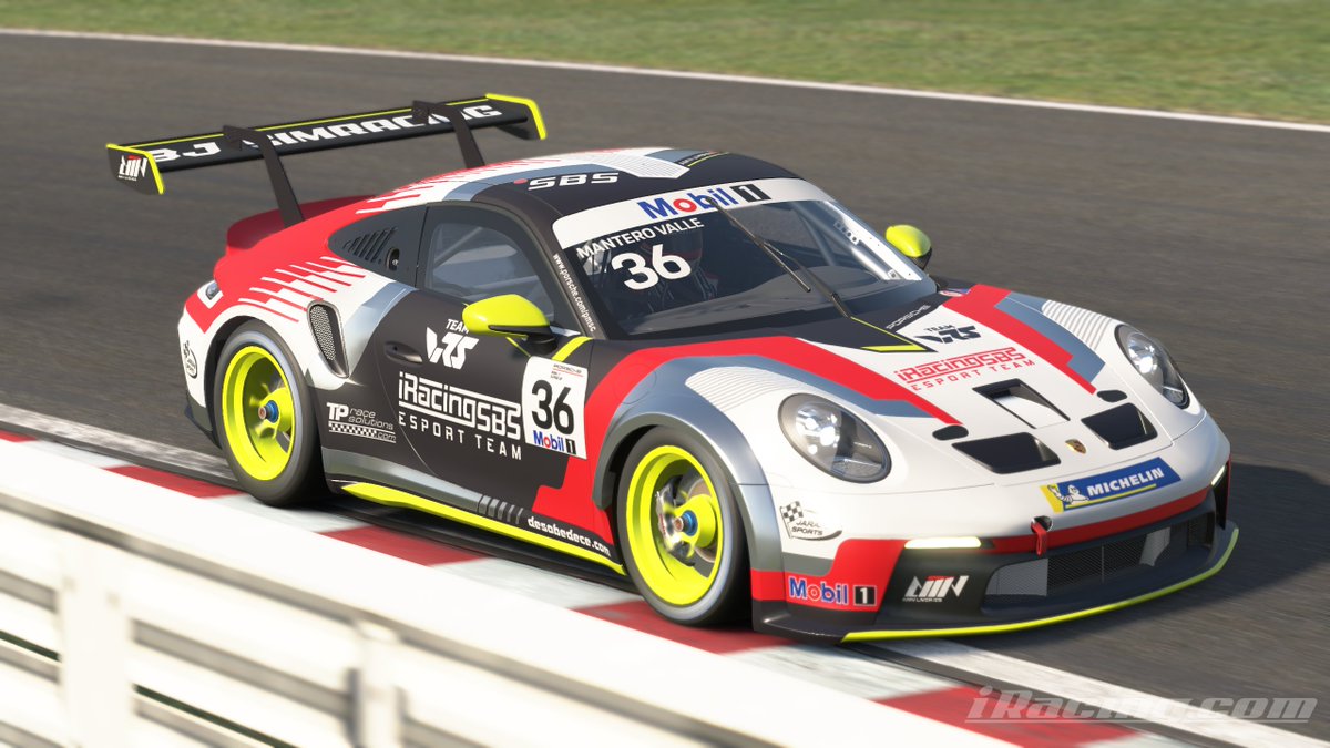 Antonio Mantero (@amanteroelrogos) on Twitter photo Ya está aquí, ya llego, la nueva skin del cup!!!
El equipo <a href="/iracingsbsports/">iRacingSBS Esport Team</a> listo para las nuevas carreras que se nos presentan y dar visibilidad a nuestros patrocinadores <a href="/realVRS/">VRS</a> <a href="/jaramasports/">JARAMASPORTS</a> <a href="/TPRaceSolutions/">TP Race Solutions</a> <a href="/Bjsimracin1/">BJSIMRACING</a> y desobedece.com
Espero que os guste el diseño Ya está aquí, ya llego, la nueva skin del cup!!!
El equipo <a href="/iracingsbsports/">iRacingSBS Esport Team</a> listo para las nuevas carreras que se nos presentan y dar visibilidad a nuestros patrocinadores <a href="/realVRS/">VRS</a> <a href="/jaramasports/">JARAMASPORTS</a> <a href="/TPRaceSolutions/">TP Race Solutions</a> <a href="/Bjsimracin1/">BJSIMRACING</a> y desobedece.com
Espero que os guste el diseño
