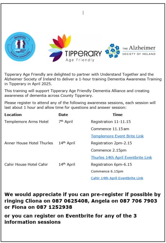 Tipperary Age Friendly (@agetipperary) on Twitter photo 