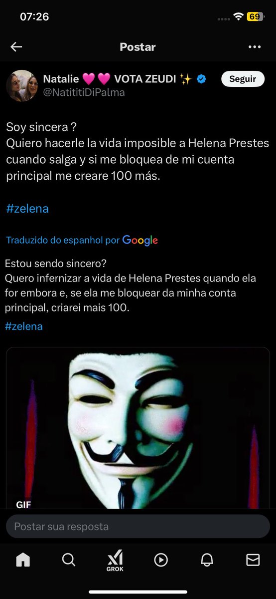 continuofalando's tweet photo. il fandom tossico di zeudi. Un fenomeno così mondiale. Stanno conducendo una campagna di odio contro Helena sulle pagine brasiliane da bruciare. Invece di coinvolgere Zeudi, sono ossessionati da Helena 
#helevier #heleners #javi7 #soistanca @trashastrale @GrandeFratello https://t.co/SEuugWgn0n