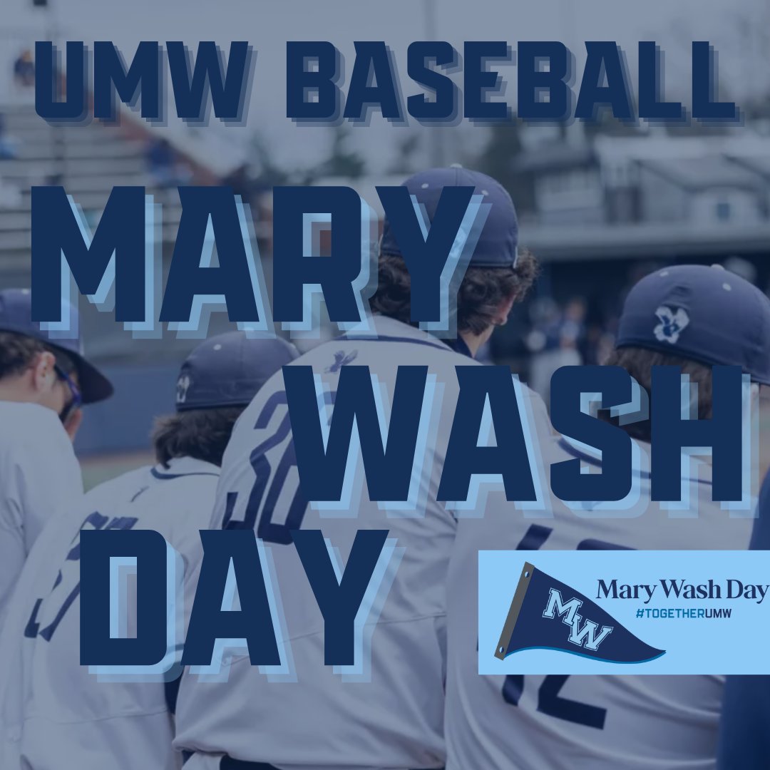 UMW Baseball Challenge: When Friends of Baseball receives 35 gifts during Mary Wash Day, an anonymous donor will unlock a gift of $1,000! Make your gift to UMW Baseball today to increase your impact! Starts today at Noon!