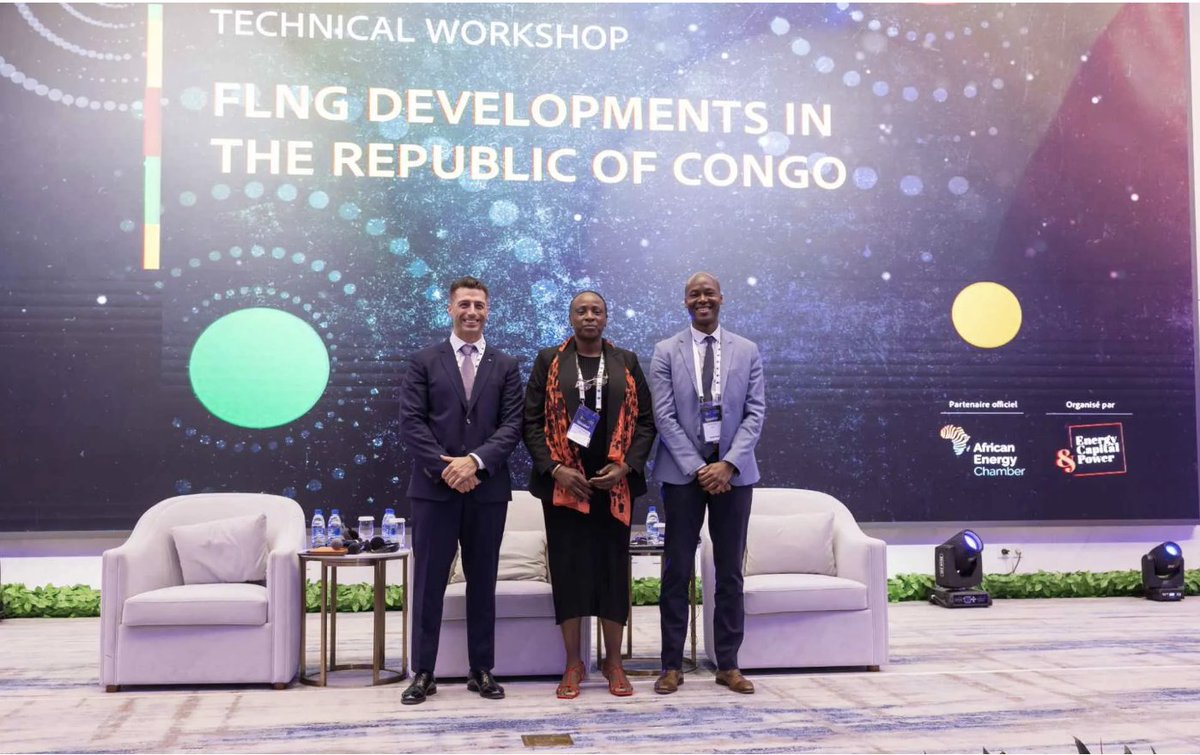 SnpcGroupe's tweet image. Le développement du gaz naturel liquéfié flottant (FLNG) marque une étape clé dans l’ambition énergétique du Congo, renforçant ainsi sa position sur l’échiquier énergétique mondial.

Lors du Congo Energy &amp;amp; Investment Forum 2025, Federico Ricco, Directeur du développement chez…