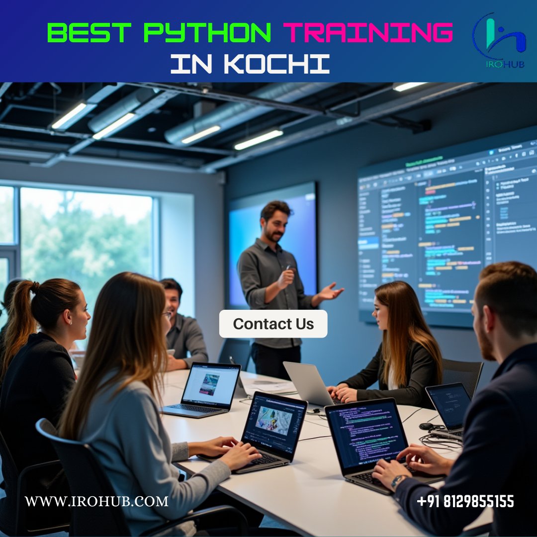 digital2772's tweet image. Kickstart Your Tech Career with Python Training in Kochi! 🚀
Want to master Python and step into the world of programming? Join Python training in Kochi at iROHUB Infotech.
#PythonTrainingInKochi #LearnPython #iROHUBInfotech #PythonDevelopment #TechCareers #SoftwareTraining