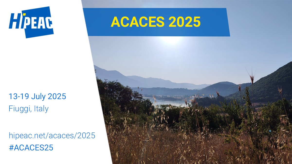 #ACACES25 is open for applications 👉 bit.ly/ACACES25
Join us for another week of inspiration from the best minds in computing, in a relaxed and beautiful setting. Grants are available – apply by 2 May.

As with last year, there will be a #DiscoverUS track focusing on