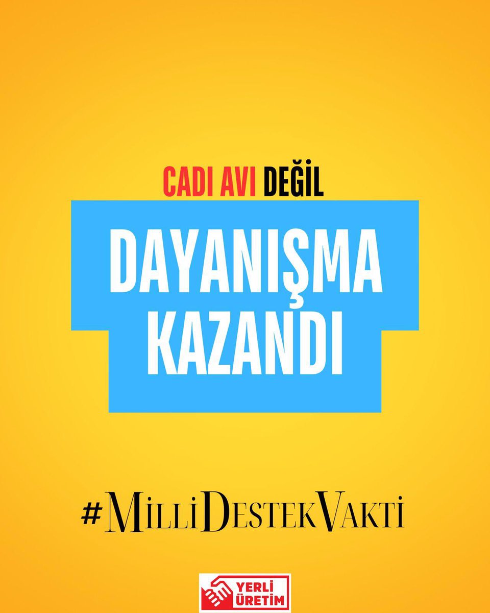 İmam-ı Şafi'ye sormuşlar; Fitne zamanı hakkı tutanları nasıl anlarız?
Demiş ki: "Düşman okunu takip ediniz, o sizi hak ehline götürür."
#MiliDestekVakti