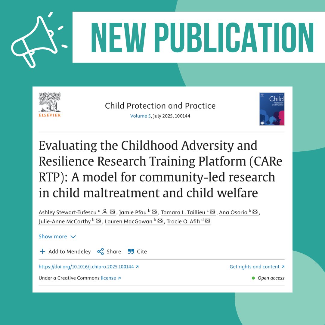 👏We are pleased to announce this publication, which introduces the carertp.ca initiative and findings from the pilot evaluation of the program.  
Full article: doi.org/10.1016/j.chip…