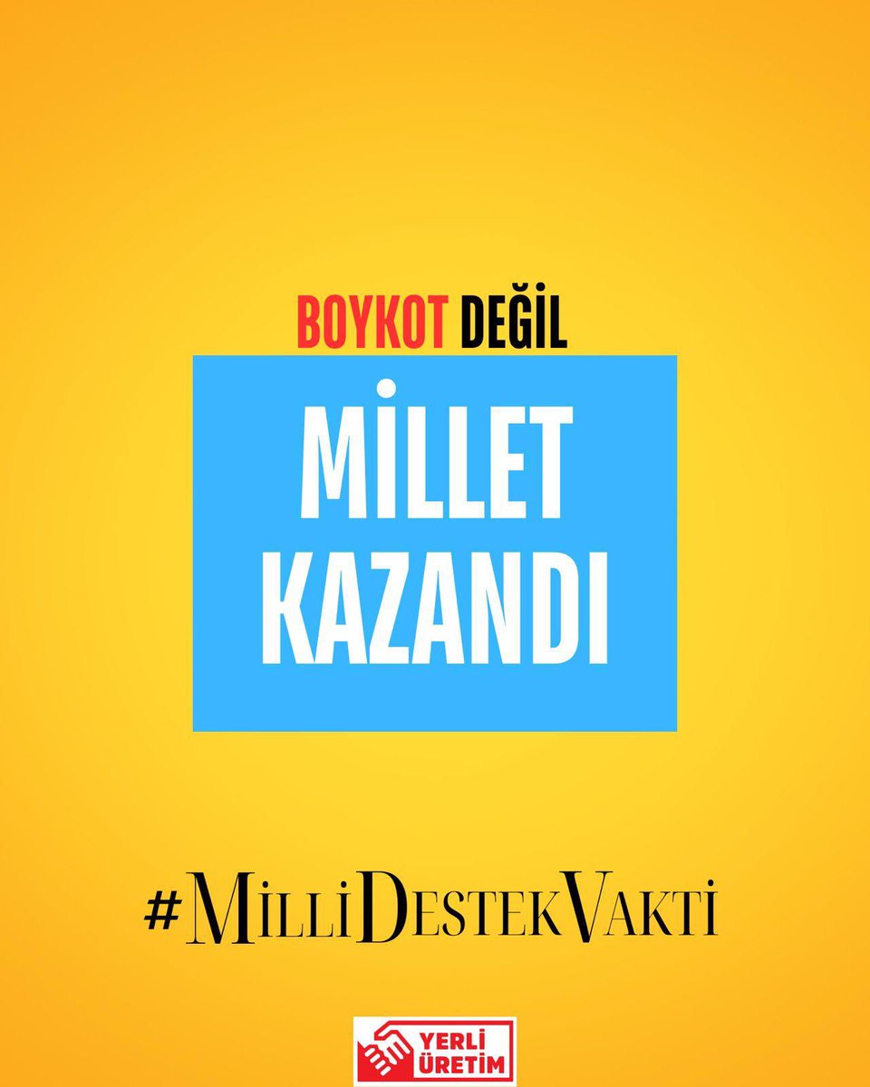İmam-ı Şafi'ye sormuşlar; Fitne zamanı hakkı tutanları nasıl anlarız?
Demiş ki: "Düşman okunu takip ediniz, o sizi hak ehline götürür."
#MiliDestekVakti