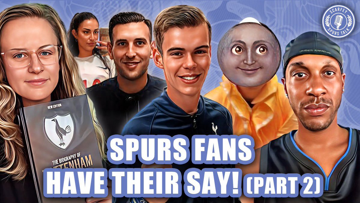 Harry Scarfe ποΈ (@harryscarfe22) on Twitter photo π¨ NEW VIDEO!
Asking Spurs YouTubers Their Dream Summer Transfers and Thoughts On Angeβs Future! π°π
Featuring the likes of:
<a href="/RickySacks/">Ricky Sacks π</a> <a href="/Billie_T/">Billie</a> <a href="/AntonyCosta/">Antony Costa</a>
<a href="/HollieAgombar/">Hols</a> <a href="/TheirishY/">IrishHotspur</a>
π₯ WATCH HERE: youtu.be/j742o_r7Kgw?siβ¦
#COYS | #THFC π¨ NEW VIDEO!
Asking Spurs YouTubers Their Dream Summer Transfers and Thoughts On Angeβs Future! π°π
Featuring the likes of:
<a href="/RickySacks/">Ricky Sacks π</a> <a href="/Billie_T/">Billie</a> <a href="/AntonyCosta/">Antony Costa</a>
<a href="/HollieAgombar/">Hols</a> <a href="/TheirishY/">IrishHotspur</a>
π₯ WATCH HERE: youtu.be/j742o_r7Kgw?siβ¦
#COYS | #THFC