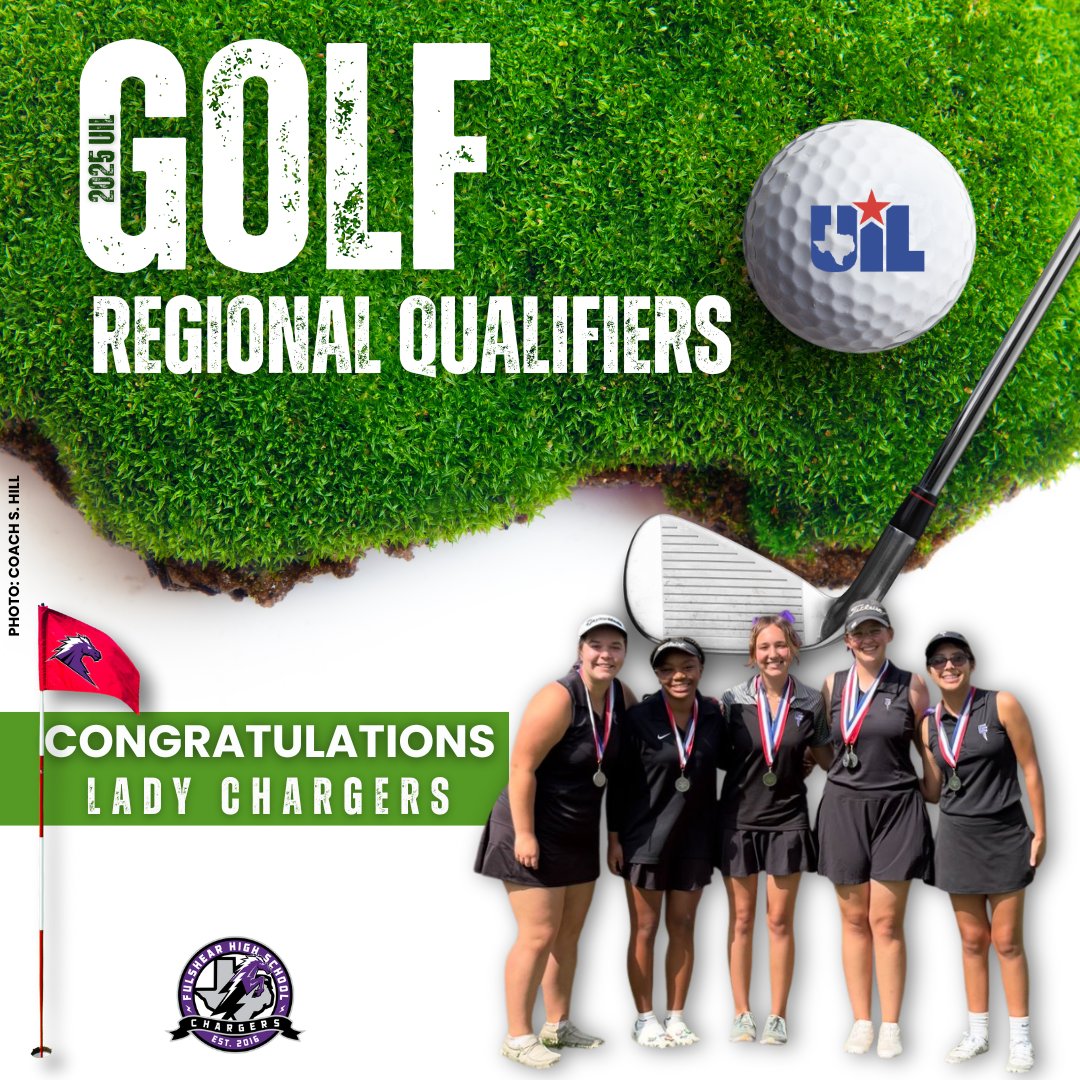 Charger Nation (@chargerschools) on Twitter photo It’s a beau-TEE-utiful day for CFHS Golf!⛳️
Congratulations to the <a href="/Fulshear_HS/">Fulshear High School</a> Lady Charger Golf team for advancing to Regionals!
#EverybodyTRAPYourHands for the team and onto the next round!
<a href="/lcisdathletics/">LCISD ATHLETIC DEPT.</a> <a href="/fbheraldsports/">Fort Bend Herald sports</a> <a href="/WeAreFu1shear/">Fulshear High School Recruiting</a> <a href="/FulshearABC/">FulshearABC</a> It’s a beau-TEE-utiful day for CFHS Golf!⛳️
Congratulations to the <a href="/Fulshear_HS/">Fulshear High School</a> Lady Charger Golf team for advancing to Regionals!
#EverybodyTRAPYourHands for the team and onto the next round!
<a href="/lcisdathletics/">LCISD ATHLETIC DEPT.</a> <a href="/fbheraldsports/">Fort Bend Herald sports</a> <a href="/WeAreFu1shear/">Fulshear High School Recruiting</a> <a href="/FulshearABC/">FulshearABC</a>
