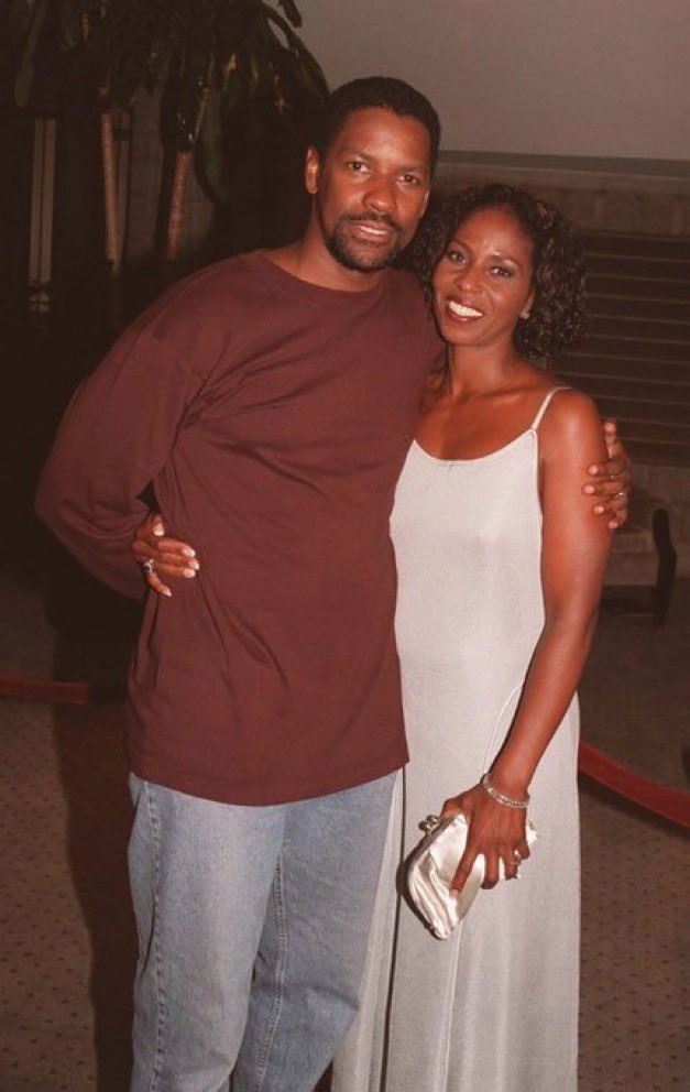 ihysosa's tweet image. After Denzel Washington’s first date with Pauletta he ran out of money, and she had to pay for the cab fare. 

It is now their 41st anniversary👏🏾
