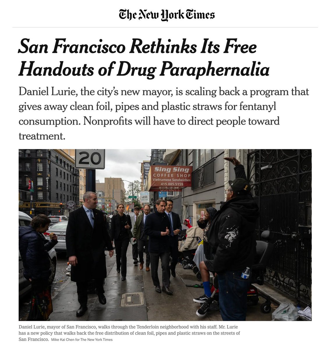 Thank you, Mayor <a href="/DanielLurie/">Daniel Lurie 丹尼爾·羅偉</a> and <a href="/SF_DPH/">SFDPH</a>!

This is about *professionalizing* harm reduction services — which too many irresponsible nonprofit partners exploit as a political stalking horse to decriminalize drugs, normalize public drug use, and de-stigmatize drug dealing. (1/3)