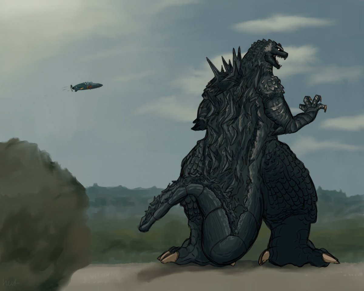 godzilla spots the shinden