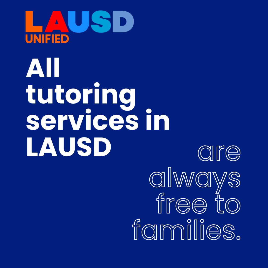 LAUSD_Achieve's tweet image. #tutoringworks #acceleratelearning #launified #beyondlimits