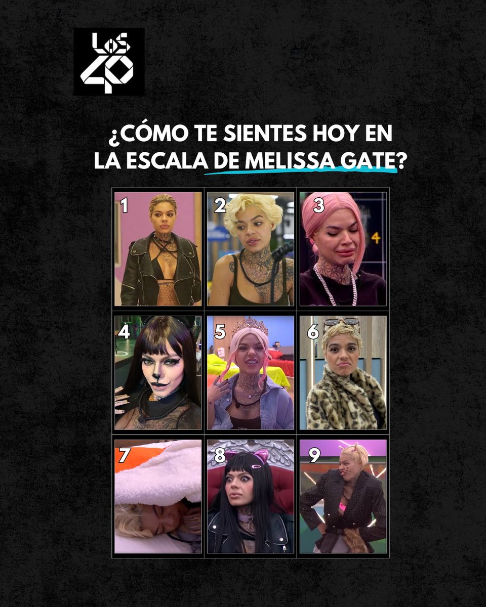 los40colombia's tweet image. En la escala de #MelissaGate, ¿cómo te sientes hoy? 😎 

Te leemos en los comentarios 👀

Todo sobre ella y más en 🔗LOS40.com.co

#interacción #televisión #reality #LCDLFCOL2