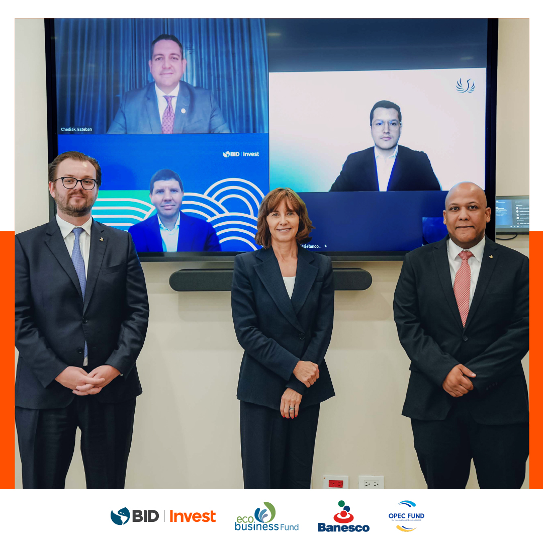 Impulsamos la inclusión financiera y el crecimiento sostenible en República Dominicana. Junto a <a href="/BanescoRD/">Banesco Dominicana</a>,  apoyamos a mipymes, especialmente las lideradas por mujeres, y promovemos inversiones sostenibles. bit.ly/3Rtz2AX